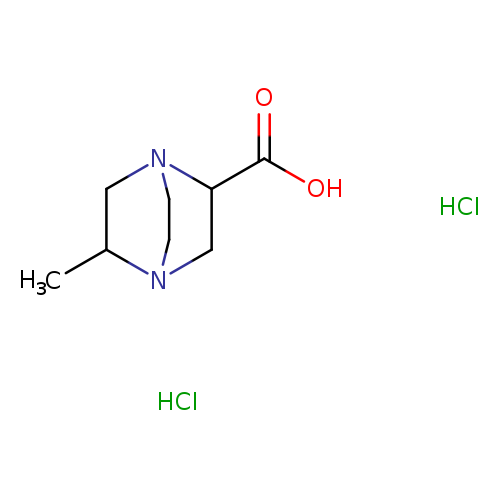 5-methyl-1,4-diazabicyclo[2.2.2]octane-2-carboxylic acid dihydrochloride