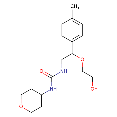 3-[2-(2-hydroxyethoxy)-2-(4-methylphenyl)ethyl]-1-(oxan-4-yl)urea