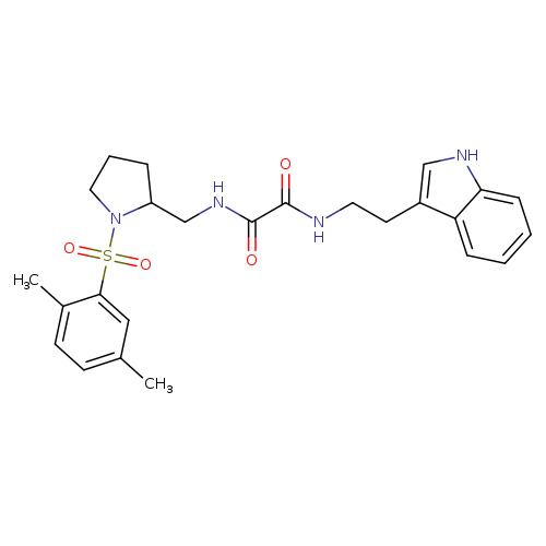 N-{[1-(2,5-dimethylbenzenesulfonyl)pyrrolidin-2-yl]methyl}-N'-[2-(1H-indol-3-yl)ethyl]ethanediamide