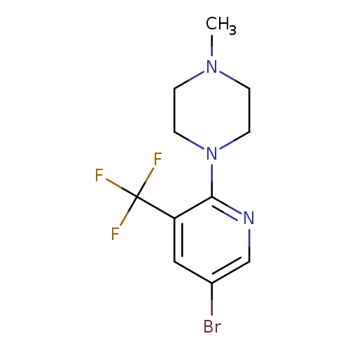1-[5-bromo-3-(trifluoromethyl)pyridin-2-yl]-4-methylpiperazine