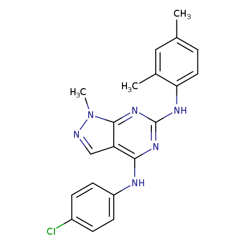 N4-(4-chlorophenyl)-N6-(2,4-dimethylphenyl)-1-methyl-1H-pyrazolo[3,4-d]pyrimidine-4,6-diamine