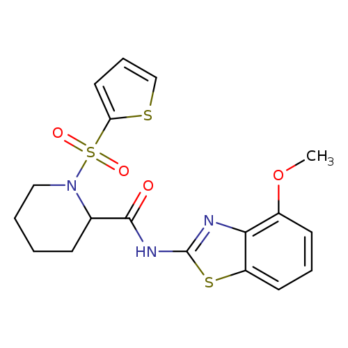 N-(4-methoxy-1,3-benzothiazol-2-yl)-1-(thiophene-2-sulfonyl)piperidine-2-carboxamide