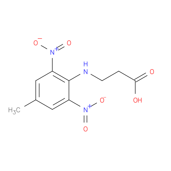 3-[(4-methyl-2,6-dinitrophenyl)amino]propanoic acid