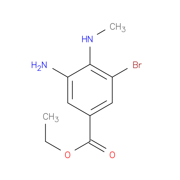 Ethyl 3-amino-5-bromo-4-(methylamino)benzoate