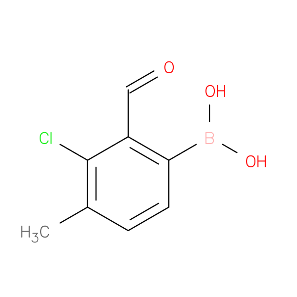 3-Chloro-2-formyl-4-methylphenylboronic acid
