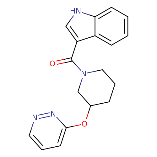 3-[3-(pyridazin-3-yloxy)piperidine-1-carbonyl]-1H-indole