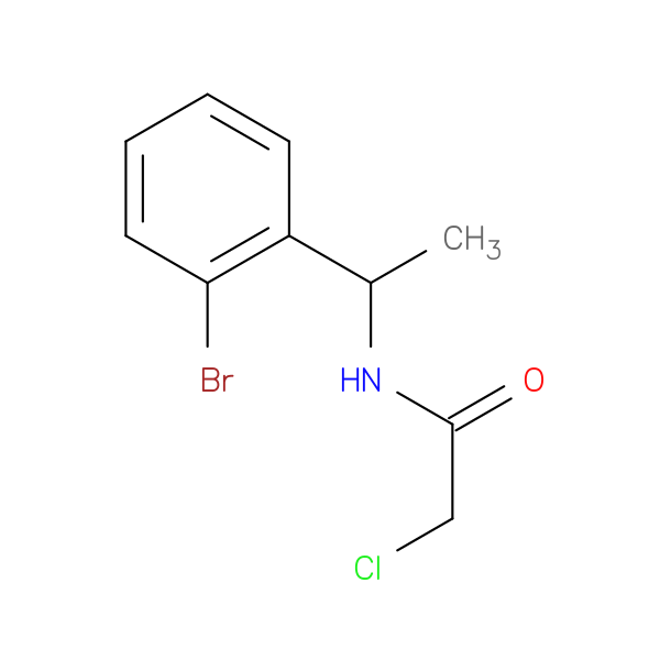 N-[1-(2-bromophenyl)ethyl]-2-chloroacetamide