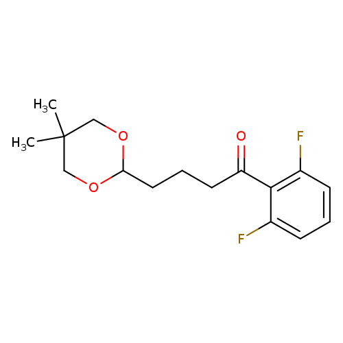 2',6'-Difluoro-4-(5,5-dimethyl-1,3-dioxan-2-yl)butyrophenone