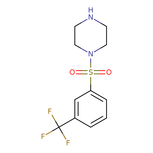 1-[3-(trifluoromethyl)benzenesulfonyl]piperazine