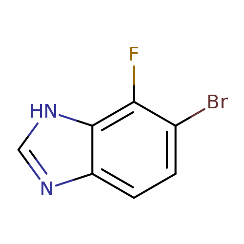 1H-Benzimidazole, 6-bromo-7-fluoro-