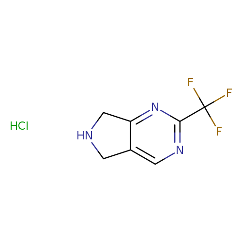 2-(trifluoromethyl)-5H,6H,7H-pyrrolo[3,4-d]pyrimidinehydrochloride