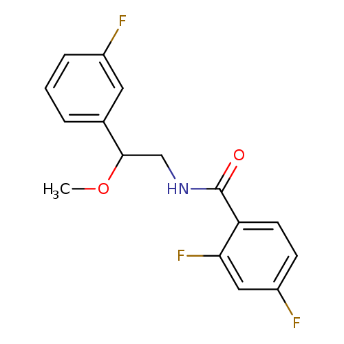 2,4-difluoro-N-[2-(3-fluorophenyl)-2-methoxyethyl]benzamide