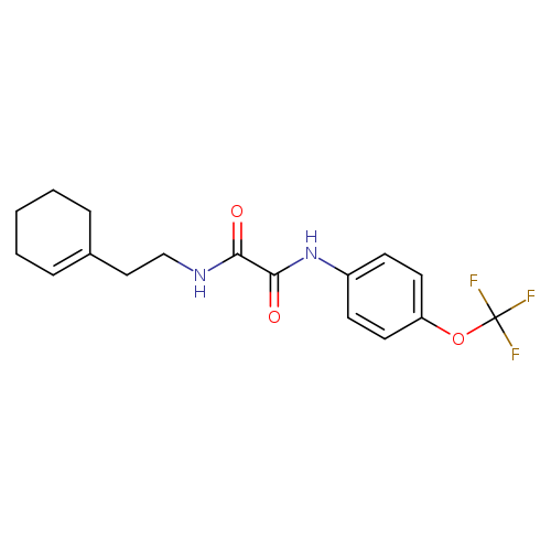 N-[2-(cyclohex-1-en-1-yl)ethyl]-N'-[4-(trifluoromethoxy)phenyl]ethanediamide