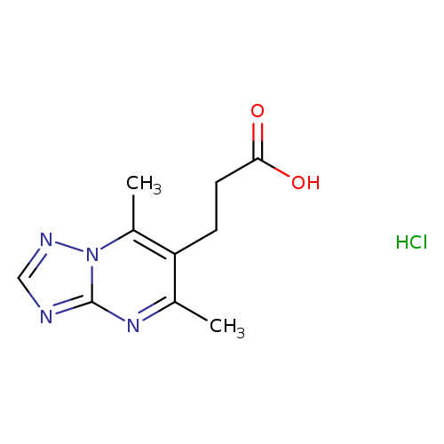 3-(5,7-dimethyl[1,2,4]triazolo[1,5-a]pyrimidin-6-yl)propanoic acid hydrochloride