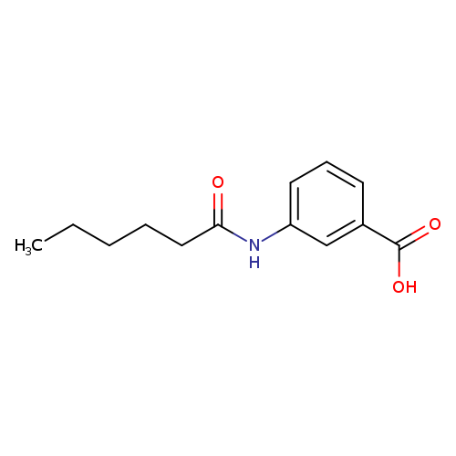 3-Hexanoylamino-benzoic acid
