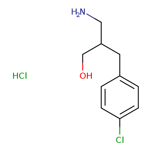 3-Amino-2-[(4-chlorophenyl)methyl]propan-1-ol hydrochloride