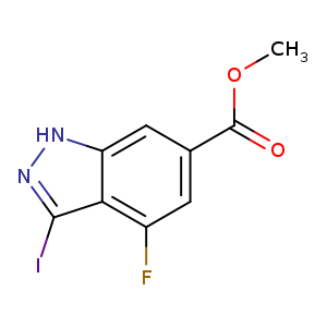 Methyl 4-fluoro-3-iodo-1H-indazole-6-carboxylate