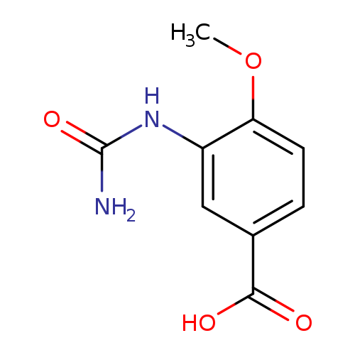 3-[(Aminocarbonyl)amino]-4-methoxybenzoic acid