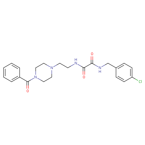 N~1~-[2-(4-benzoyl-1-piperazinyl)ethyl]-N~2~-(4-chlorobenzyl)ethanediamide