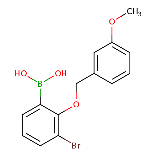 (3-Bromo-2-((3-methoxybenzyl)oxy)phenyl)boronic acid