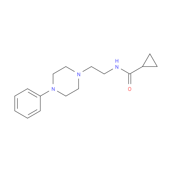 N-[2-(4-phenylpiperazin-1-yl)ethyl]cyclopropanecarboxamide