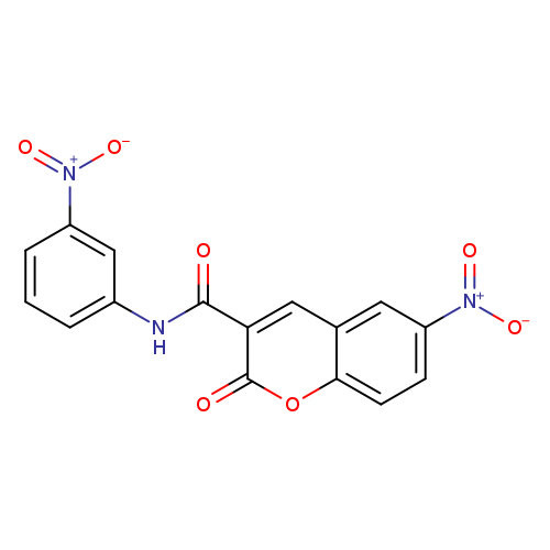 6-nitro-N-(3-nitrophenyl)-2-oxo-2H-chromene-3-carboxamide