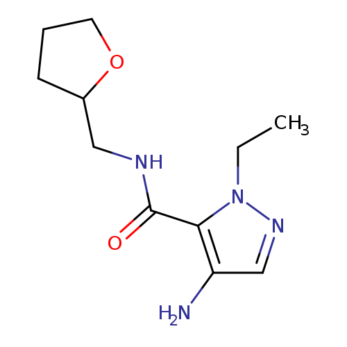 4-Amino-1-ethyl-N-((tetrahydrofuran-2-yl)methyl)-1H-pyrazole-5-carboxamide