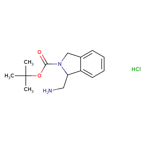 tert-butyl1-(aminomethyl)-2,3-dihydro-1H-isoindole-2-carboxylatehydrochloride