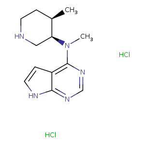 N-Methyl-N-((3R,4R)-4-methylpiperidin-3-yl)-7H-pyrrolo[2,3-d]pyrimidin-4-amine dihydrochloride
