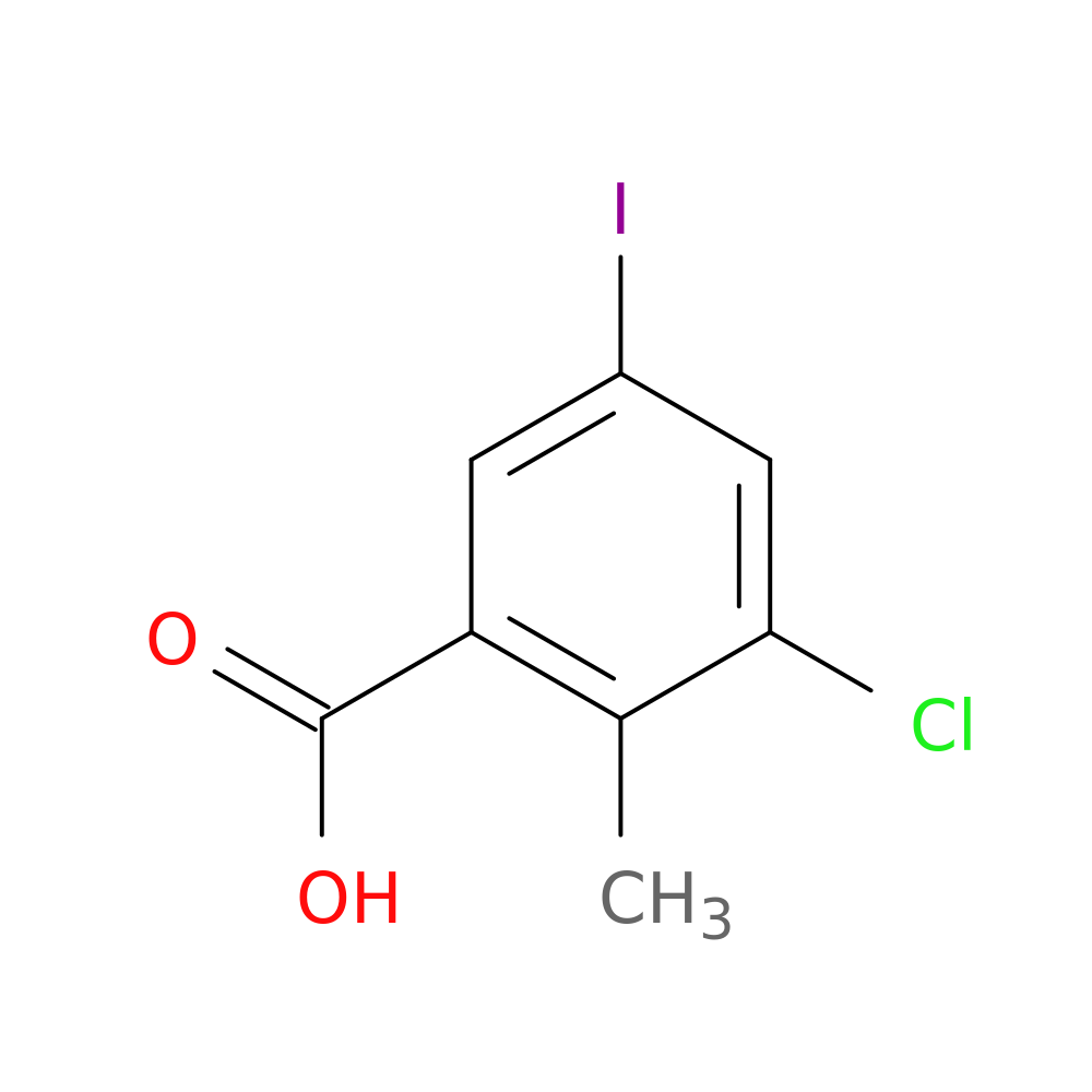 3-Chloro-5-iodo-2-methylbenzoic acid