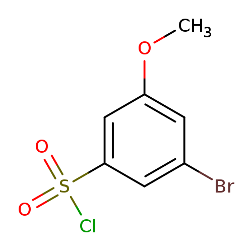 3-Bromo-5-methoxybenzene-1-sulfonyl chloride