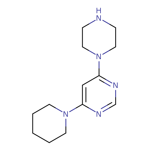 4-Piperazin-1-yl-6-piperidin-1-ylpyrimidine