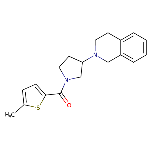 2-[1-(5-methylthiophene-2-carbonyl)pyrrolidin-3-yl]-1,2,3,4-tetrahydroisoquinoline