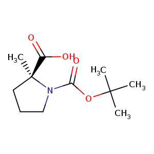 1,2-Pyrrolidinedicarboxylic acid, 2-methyl-, 1-(1,1-dimethylethyl) ester,(2S)-