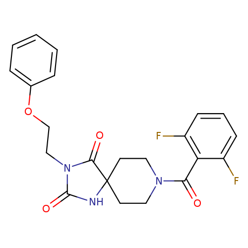 8-(2,6-difluorobenzoyl)-3-(2-phenoxyethyl)-1,3,8-triazaspiro[4.5]decane-2,4-dione