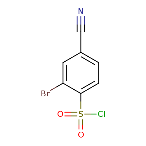 2-bromo-4-cyanobenzene-1-sulfonyl chloride