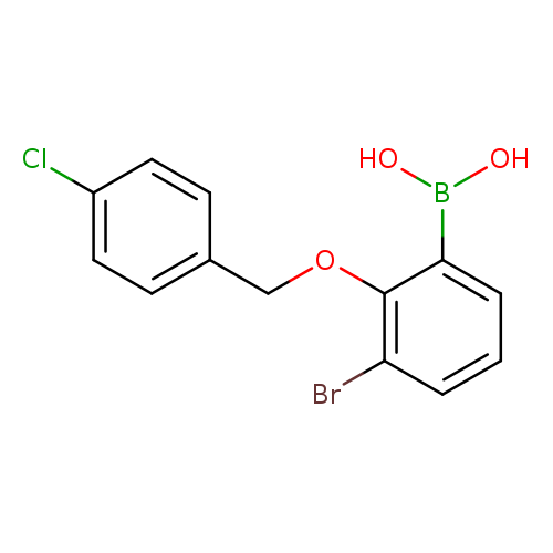 3-Bromo-2-(4'-chlorobenzyloxy)phenylboronic acid