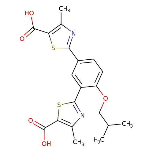 2,2'-[4-(2-Methylpropoxy)-1,3-phenylene]bis[4-Methyl-5-thiazolecarboxylic Acid
