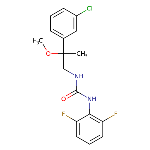 3-[2-(3-chlorophenyl)-2-methoxypropyl]-1-(2,6-difluorophenyl)urea