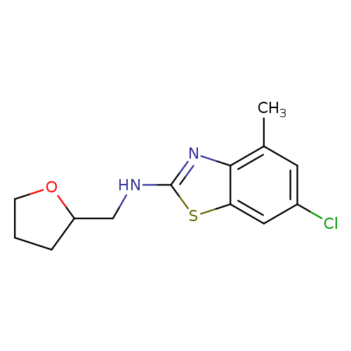 6-CHLORO-4-METHYL-N-(TETRAHYDROFURAN-2-YLMETHYL)-1,3-BENZOTHIAZOL-2-AMINE