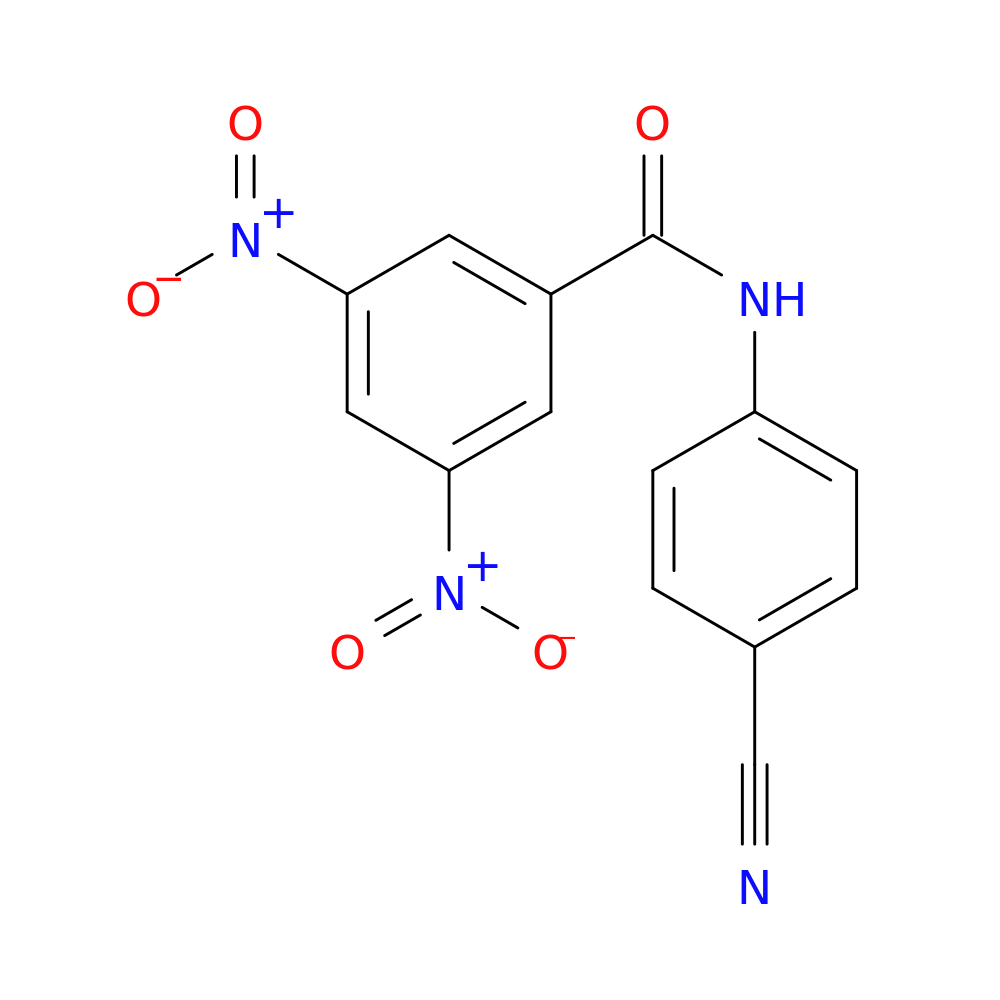 N-(4-cyanophenyl)-3,5-dinitrobenzamide