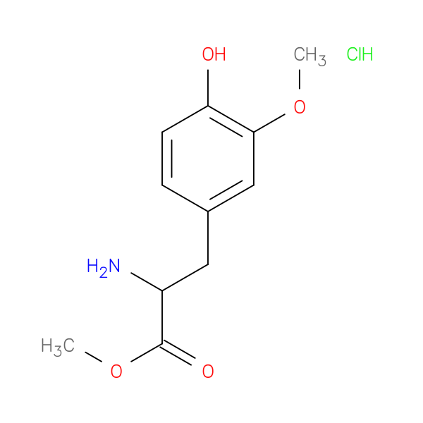 methyl 2-amino-3-(4-hydroxy-3-methoxyphenyl)propanoate hydrochloride