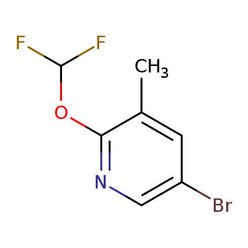 5-bromo-2-(difluoromethoxy)-3-methylpyridine