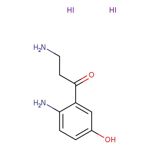 3-amino-1-(2-amino-5-hydroxyphenyl)propan-1-one dihydroiodide