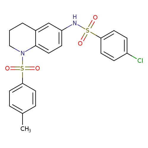 4-chloro-N-[1-(4-methylbenzenesulfonyl)-1,2,3,4-tetrahydroquinolin-6-yl]benzene-1-sulfonamide