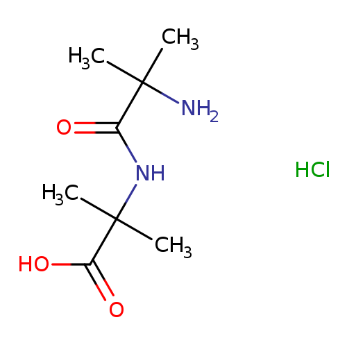 2-(2-amino-2-methylpropanamido)-2-methylpropanoic acid hydrochloride