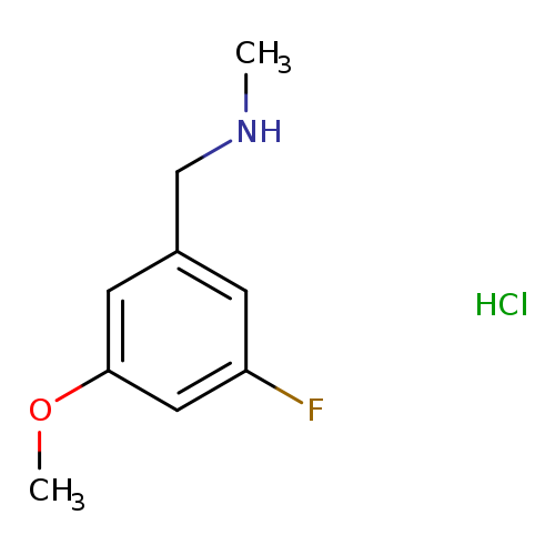 [(3-fluoro-5-methoxyphenyl)methyl](methyl)amine hydrochloride