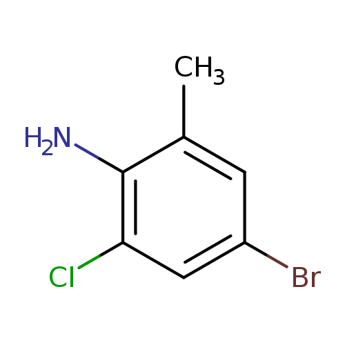Benzenamine, 4-bromo-2-chloro-6-methyl-