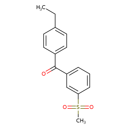 (4-ethylphenyl)(3-methanesulfonylphenyl)methanone