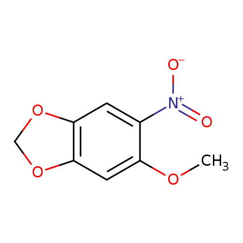 1,3-Benzodioxole, 5-methoxy-6-nitro-